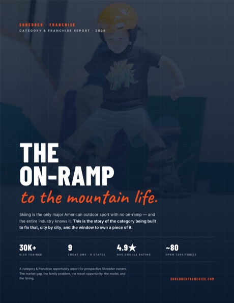 The On-Ramp — Shredder Category & Franchise Report 2026 cover