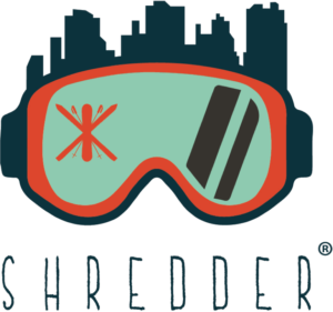 shredder ski franchise logo